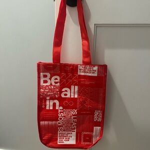Lululemon Red Tote Bag